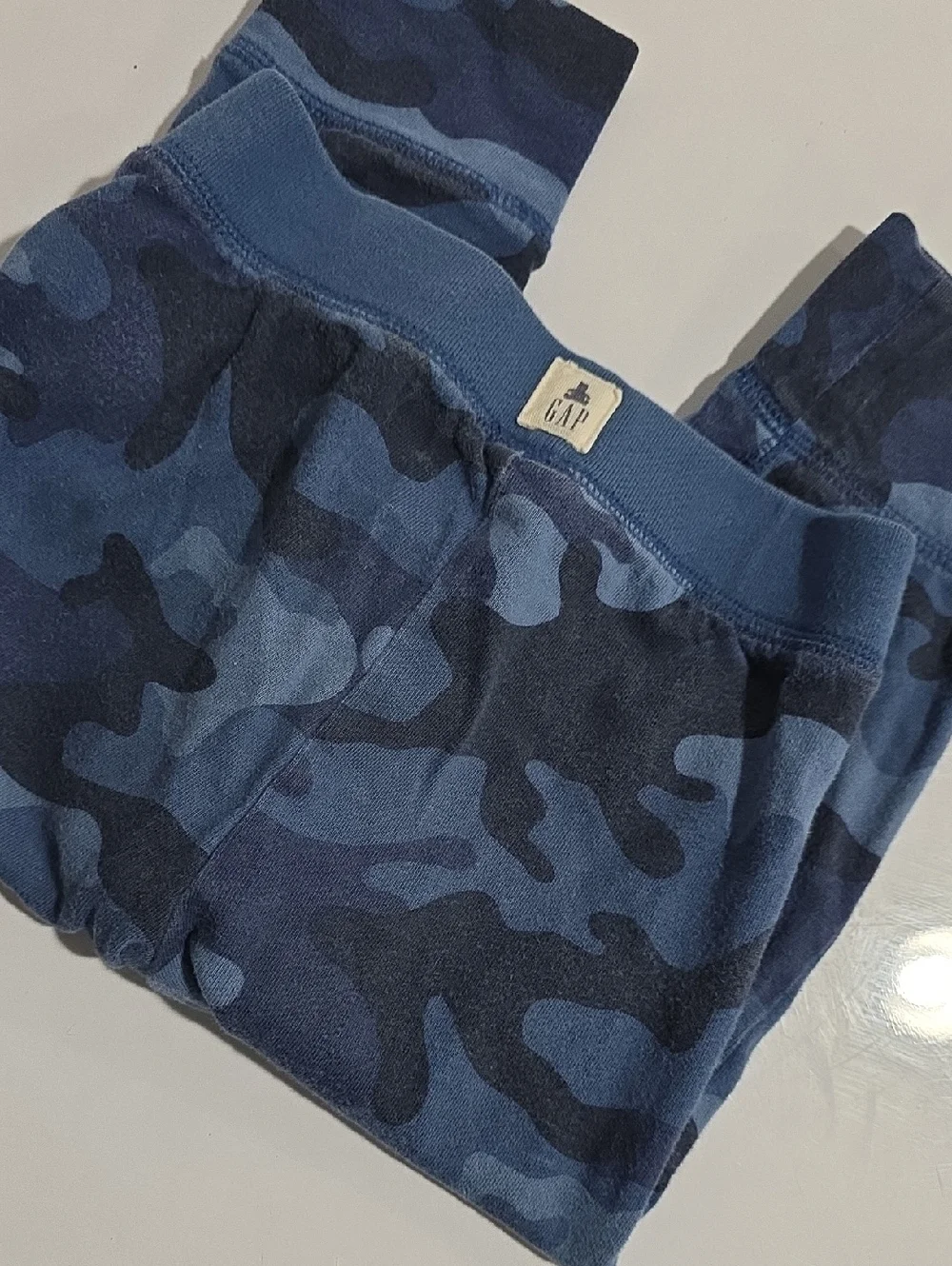 Blue Camo Jogger Pants Gap Size 2 Toddler